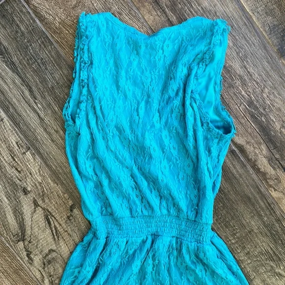 Teal blue dress - Picture 3 of 5